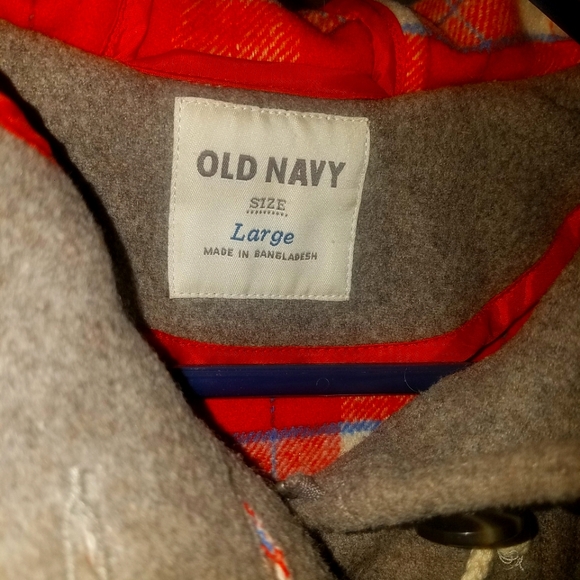 Old navy whool flannel lined peacoat - Picture 3 of 8